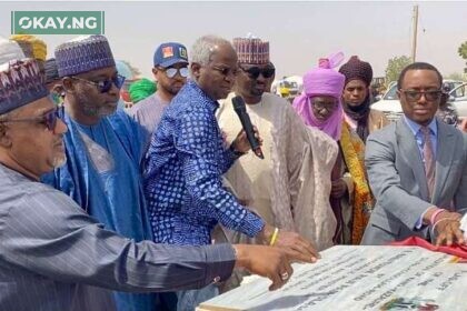 Unveiling of the flag-off marker