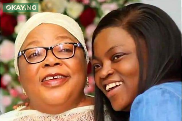 Funke Akindele and her late mother