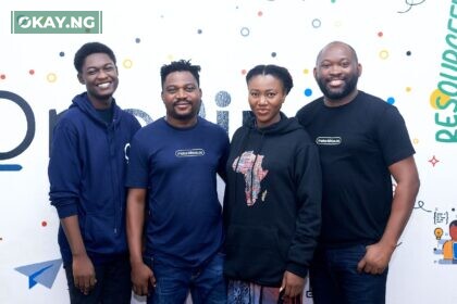 L-R: Akin Olunloye, Solutions Delivery, OnePipe; *Babatunde Gbadamosi, Team Lead Motor Africa; Yvonne-Faith Elaigwu, Financial Services, OnePipe; Sylvester chude, Co-founder /CEO Motor Africa