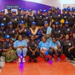 Beneficiaries of the project and some trainers in Ikorodu during the induction.