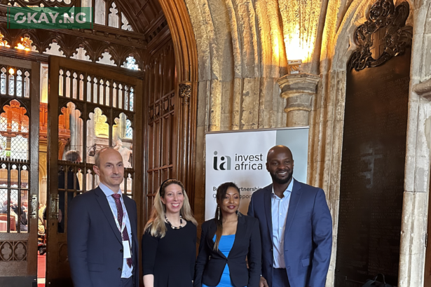 L-R - David Eurin, CEO, Liquid Dataport at Cassava Technologies; Toulay Oueslati, Head of Trade Finance & Commodity Trade Finance, Bank of Africa United Kingdom; Michelle Chivunga N, Digital Trade Expert for AfCFTA and Chief Executive Officer & Founder, Global Policy House and Alex Okosi, Managing Director, YouTube EMEA, Emerging Markets, YouTube at The Africa Debate held at the Guildhall in London.