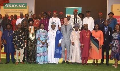 A cross section of members of the Host Community Development Trusts, with leadership of The Shell Petroleum Development Company Limited, NNPC Upstream Investment Management Services (NUIMS) and Nigerian Upstream Petroleum Regulatory Commission (NUPRC) at the unveiling of eight HCDTs in Port Harcourt, Rivers State... recently.