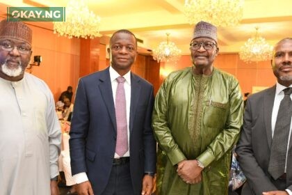 L-R: Executive Commissioner, Technical Services, Nigerian Communications Commission (NCC), Ubale Maska; Group Managing Director/Chief Executive Officer, VDT Communications Limited, Biodun Omoniyi; Executive Vice Chairman/Chief Executive Officer, NCC, Prof. Umar Danbatta and President, Association of Telecom Companies of Nigeria (ATCON), Tony Emoekpere, at Telecom Executives and Regulators Forum hosted by ATCON in Lagos on Thursday (September 7, 2023).