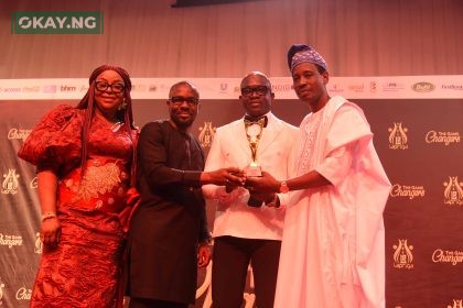 L-R: Comfort Obot Nwankwo, Lagos State Chapter Nigeria Institute of Public Relations (NIPR); Stanley Opara, Manager Corporate Communications, Seplat Energy Plc; Emmanuel Otokhine, Base Manager Western Assets, Seplat Energy; and Kayode Yeku, former Registrar, NIPR, at The Lagos PR Industry Gala & Awards (LaPRIGA) 2023, where Seplat Energy emerged winner of the Reputable Brand of the Year, held in Lagos ... recently