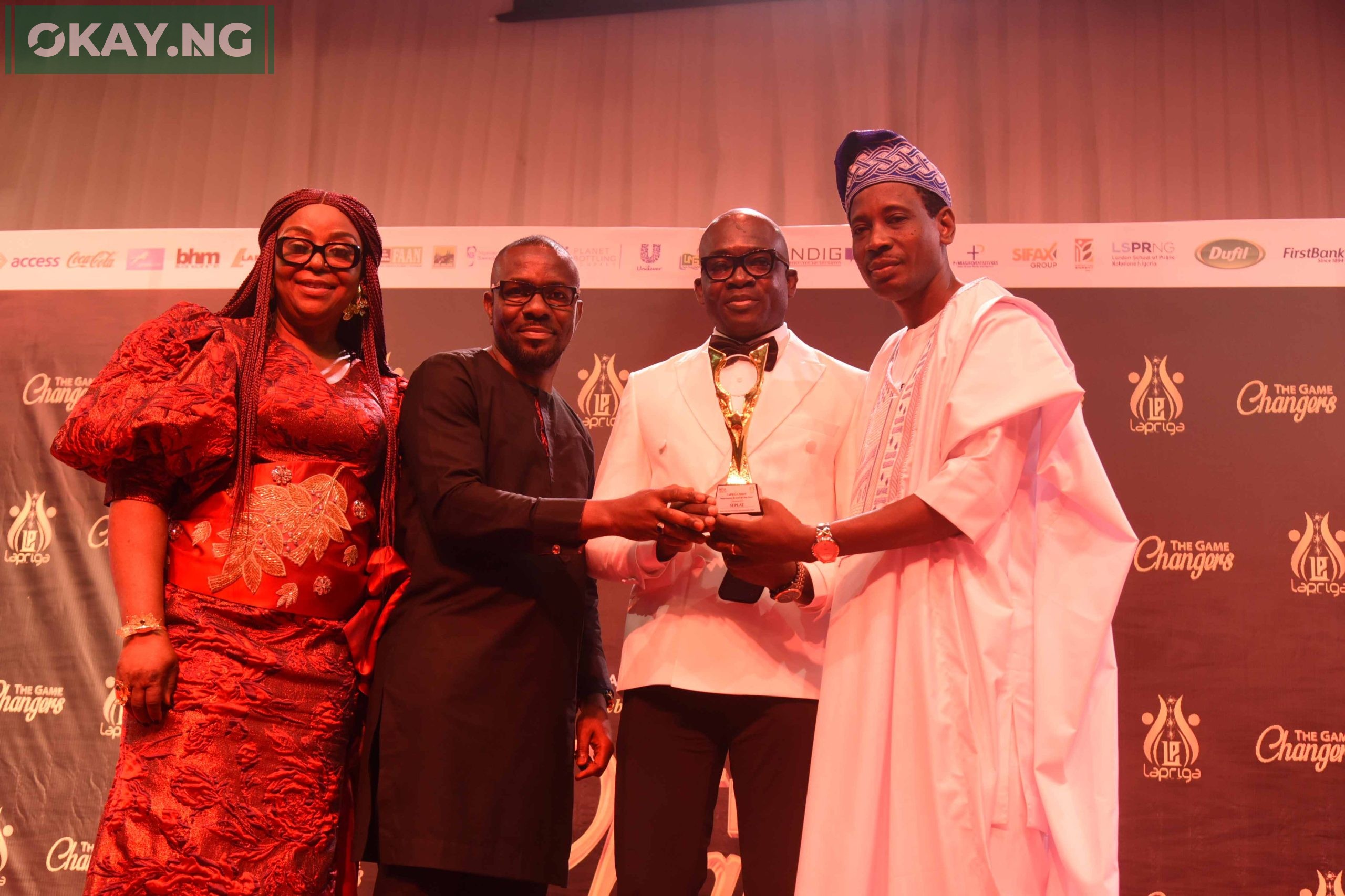 L-R: Comfort Obot Nwankwo, Lagos State Chapter Nigeria Institute of Public Relations (NIPR); Stanley Opara, Manager Corporate Communications, Seplat Energy Plc; Emmanuel Otokhine, Base Manager Western Assets, Seplat Energy; and Kayode Yeku, former Registrar, NIPR, at The Lagos PR Industry Gala & Awards (LaPRIGA) 2023, where Seplat Energy emerged winner of the Reputable Brand of the Year, held in Lagos ... recently