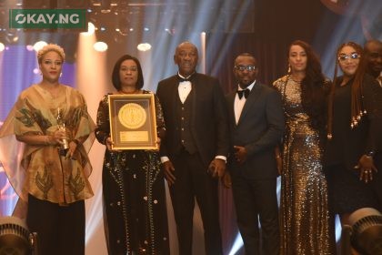 Chioma Afe, Director External Affairs & Social Performance, Seplat Energy Plc; Esther Icha, CSR Manager; Charles Ifediba, CSR Lead; Stanley Opara, Manager Corporate Communications; Uche Anajemba, Senior Manager, Business Partnering, Diversity & Inclusion; Josephine Kola-Ajibade, Senior CSR Adviser, at The SERAS Africa 2023 where Seplat Energy clinched the Award for Education Intervention held in Lagos ... on Friday