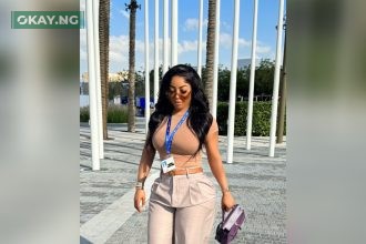 Toke Makinwa at COP28 in Dubai