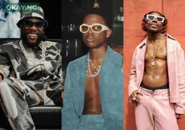 Burna Boy, Rema and Asake