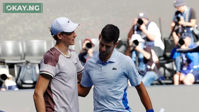 Novak Djokovic and Jannik Sinner
