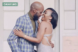 Ikechukwu and ex-wife, Elle