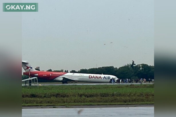 The Dana Air plane