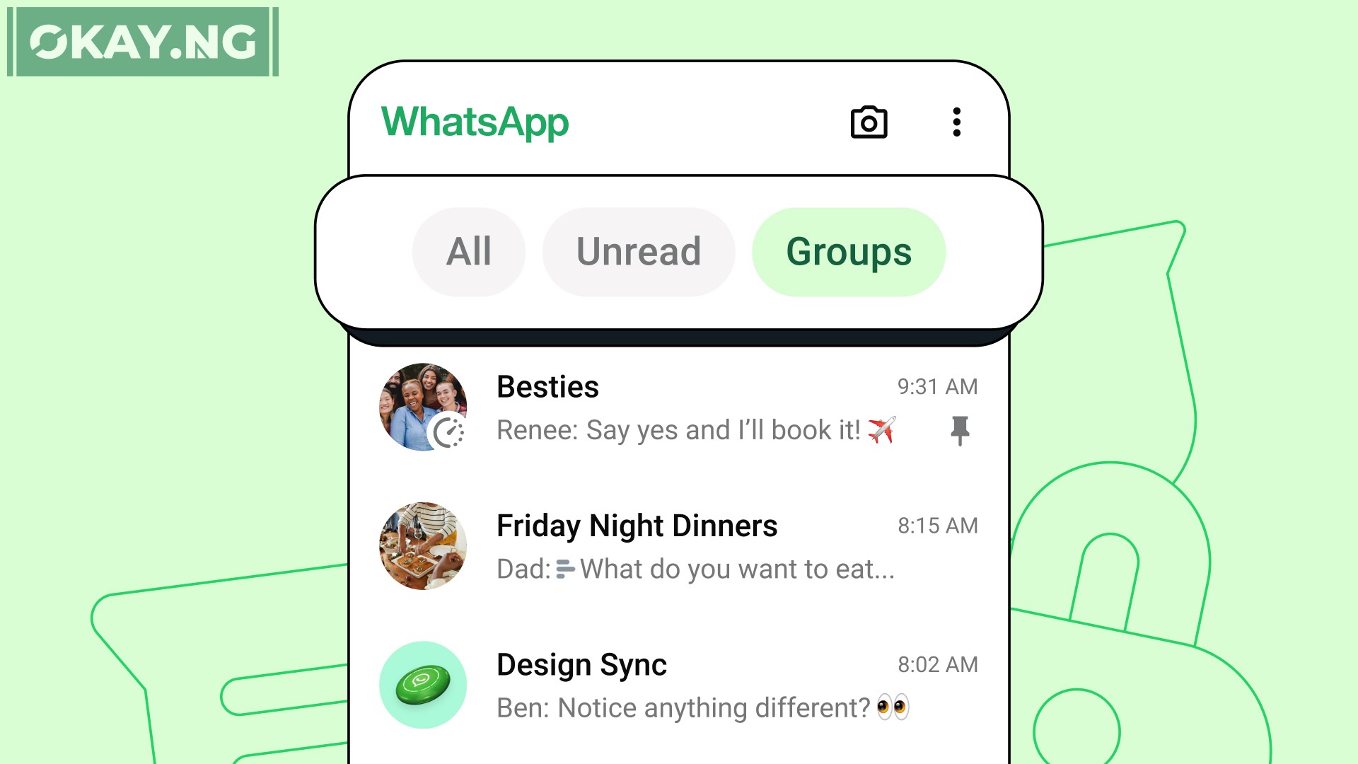 WhatsApp Chat Filters