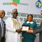 L-R: Secretary General, African Petroleum Producers Organization (APPO), Dr. Omar Farouk Ibrahim; Executive Vice President, Business Services NNPC Ltd (Representative of the GCEO NNPC), Mr. Inuwa Danladi; new Chairperson, Forum of the Directors of Oil & Gas Training & Vocational Education Institutes of APPO and Director NNPC Academy, Mrs. Folashade Adekeye and Managing Director, Algerian Petroleum Institute (API), Mr. Abdelkader Guenone, during the second meeting of the Forum, in Abuja, at the weekend.