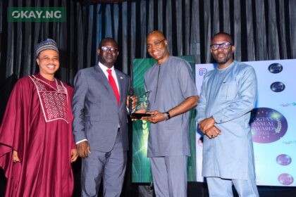 R-L: Manager, Corporate Communications, Seplat Energy Plc, Stanley Opara; Senior Manager, Process, Planning & Performance Management, Supply Chain Management, Akinyemi Akinyoade; Chairman, Board of Trustees, Oil & Gas Trainers' Association of Nigeria (OGTAN), Dr. Afe Mayowa; and Lead Nigerian Content, Simeon Ogari, at the OGTAN Annual HCD Awards, where Seplat Energy was recognised for its Outstanding National HCD Scholarship Scheme in Lagos ... recently