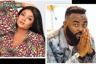 Bimbo Ademoye and VJ Adams