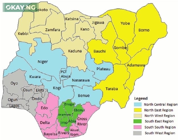 Map of Nigeria