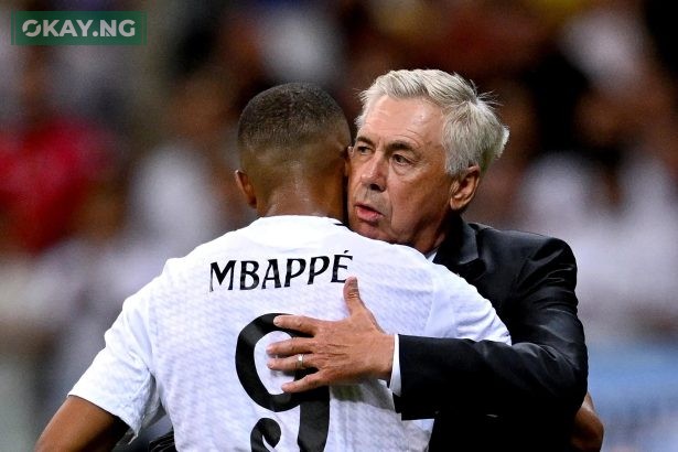 Ancelotti and Mbappe