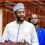The Director General of NITDA Kashifu Inuwa delivering a goodwill address at the Inauguration of Quality Education and Girl Child Initiatives (Luminah 2030), organised by the Federal Ministry of Education at the Federal Secretariat Complex on Friday