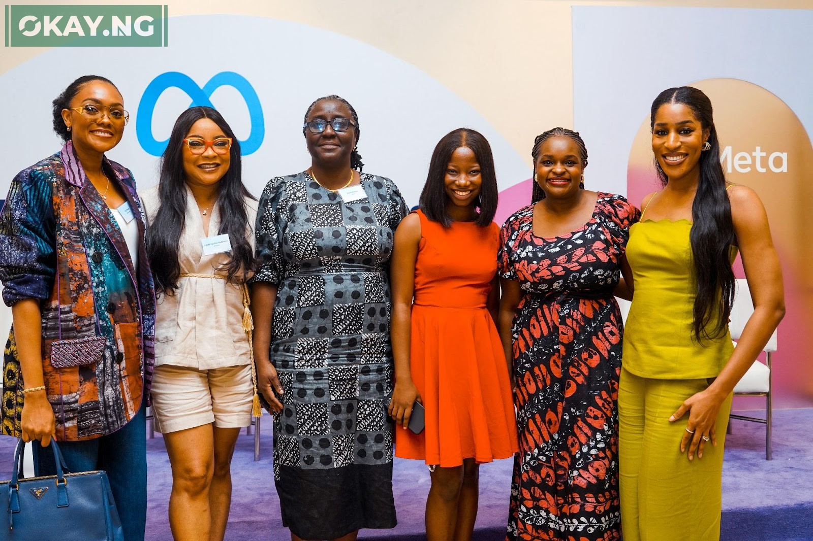 L-R: Ify Okoye, Digital Creator; Linda Ejiofor-Suleiman, Actress; Stella Erebor, Head Internal Audit, Nigerian Communications Commission; Emanuella Samuel, Comedienne/Actress, Sylvia Musalagani, Safety Policy Manager, Africa, Middle East & Turkey (AMET), Meta, and Nicole Chikwe, founder of The Mummy Summit, during the launch of Instagram teen accounts in Lagos on Wednesday, June 4, 2025