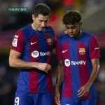 Lewandowski and Lamine Yamal