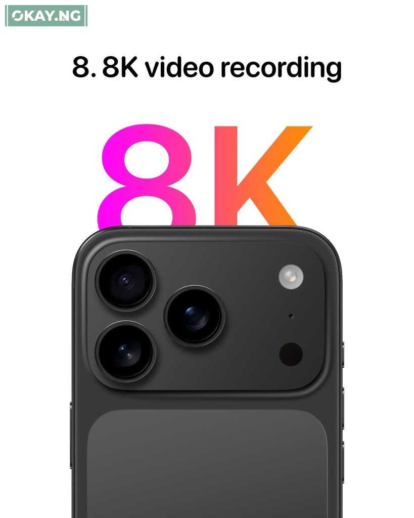 8K video recording