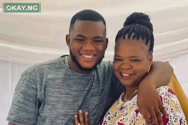 Peju Ogunmola and late son, Shina