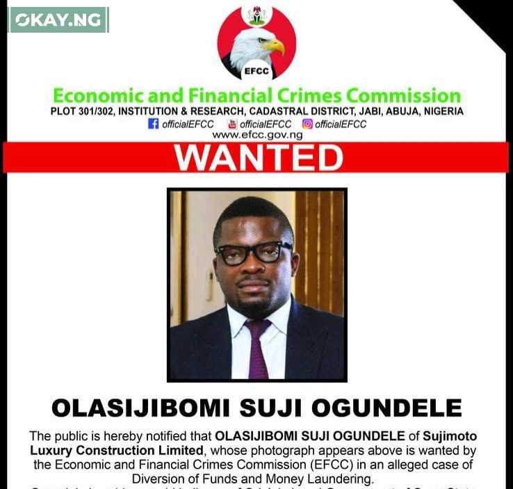 Sujimoto Wanted by EFCC