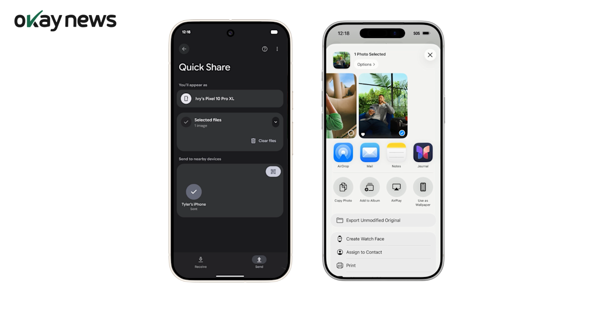 Quick Share and Airdrop