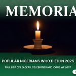 Popular Nigerians Who Died in 2025