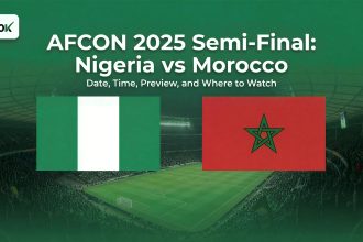 AFCON Nigeria vs Morocco Okay News