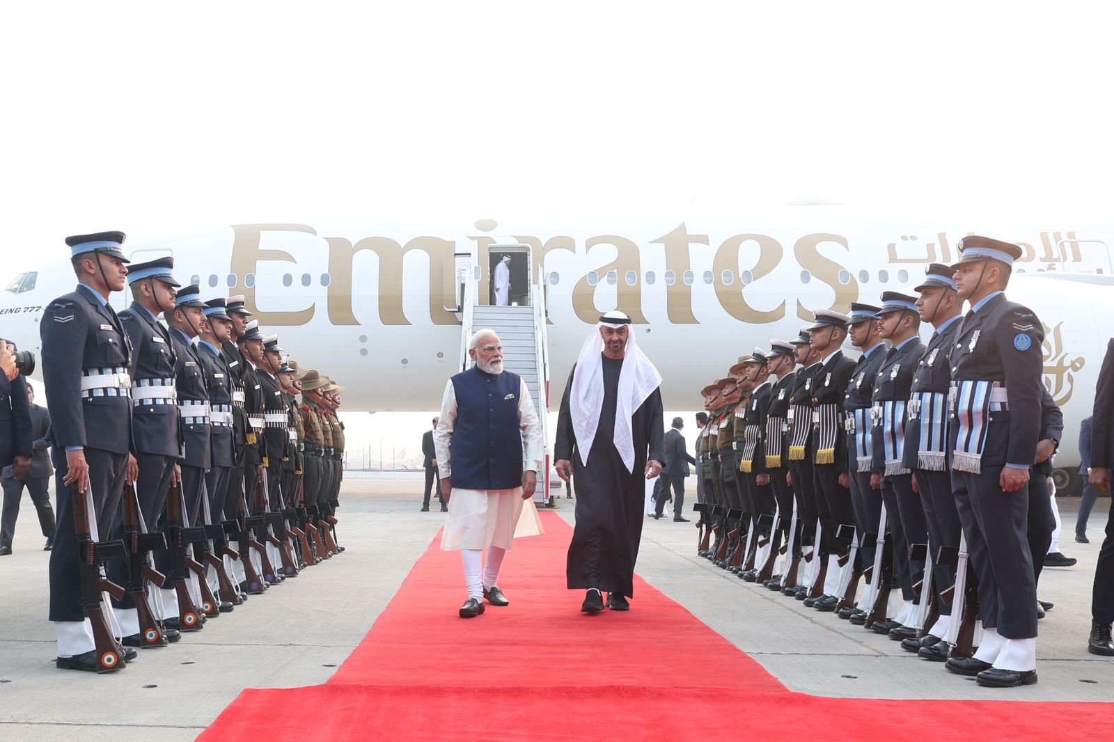 Indian PM Modi Welcomes UAE President as Trade Relations Top $100 Billion