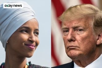Ilhan Omar and Donald Trump