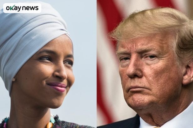 Ilhan Omar and Donald Trump
