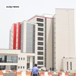 The modern headquarters of the Economic and Financial Crimes Commission (EFCC) in Abuja, Nigeria's capital city.