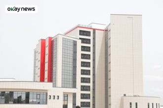 The modern headquarters of the Economic and Financial Crimes Commission (EFCC) in Abuja, Nigeria's capital city.