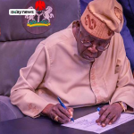 His Excellency, President Bola Ahmed Tinubu, Commander-in-Chief of the Armed Forces of the Federal Republic of Nigeria.