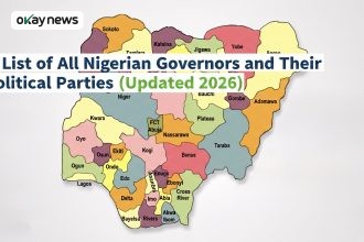 List of All Nigerian Governors and Their Political Parties (Updated 2026)