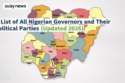 List of All Nigerian Governors and Their Political Parties (Updated 2026)