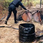 illegal crude oil refining operations