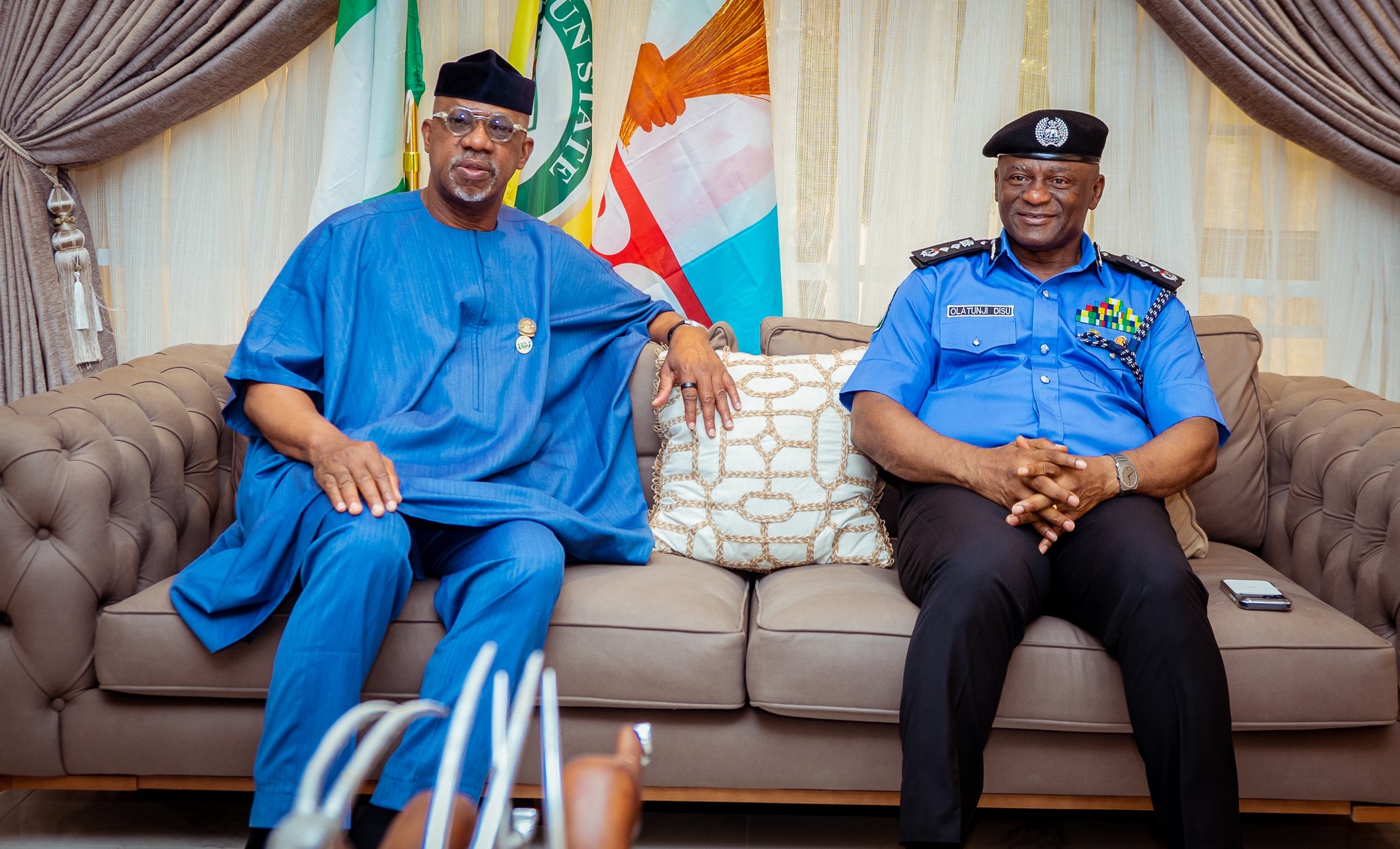 Ogun Governor Abiodun Hosts Nigeria’s Police Chief in Abeokuta