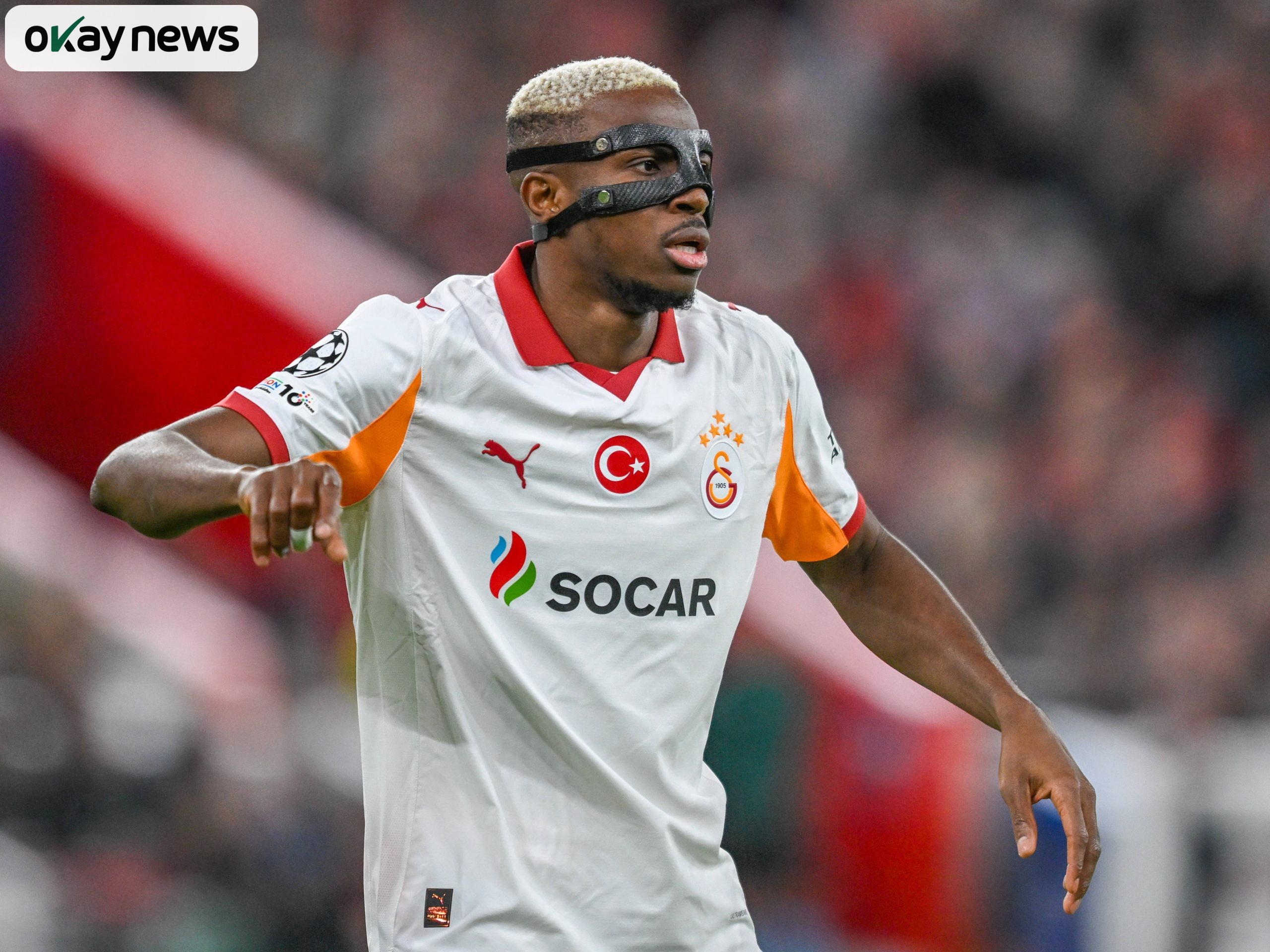 Galatasaray Striker Victor Osimhen Returns for Medical Assessment on fractured Arm