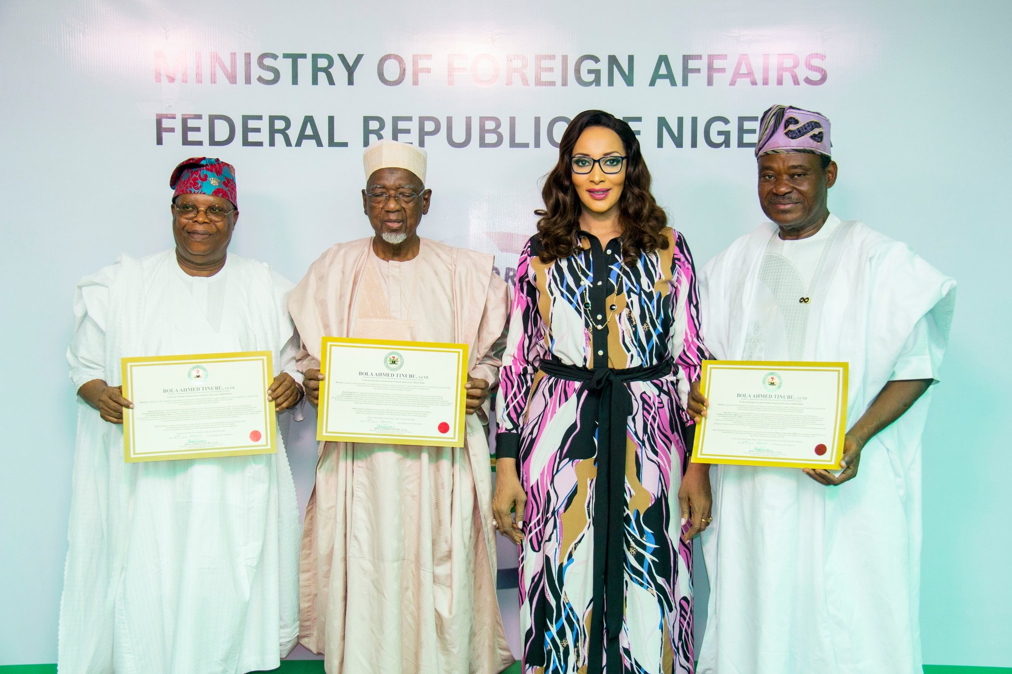 Bianca Odumegwu-Ojukwu Presents Letters of Credence to New Diplomats