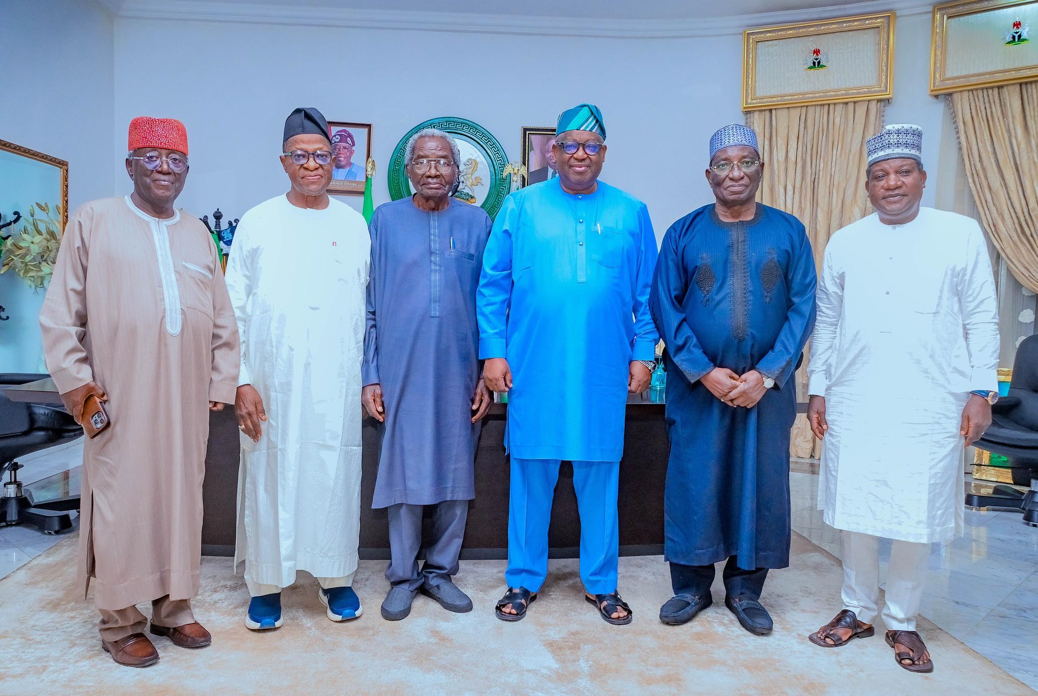 Governor Mutfwang Hosts Former Plateau Governors Amid Insecurity