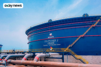 Dangote Petroleum Refinery and Petrochemicals facility in Lekki, Lagos, Nigeria.