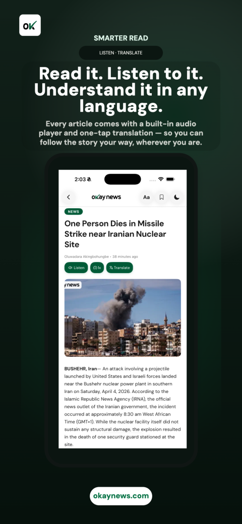 The Okay News app