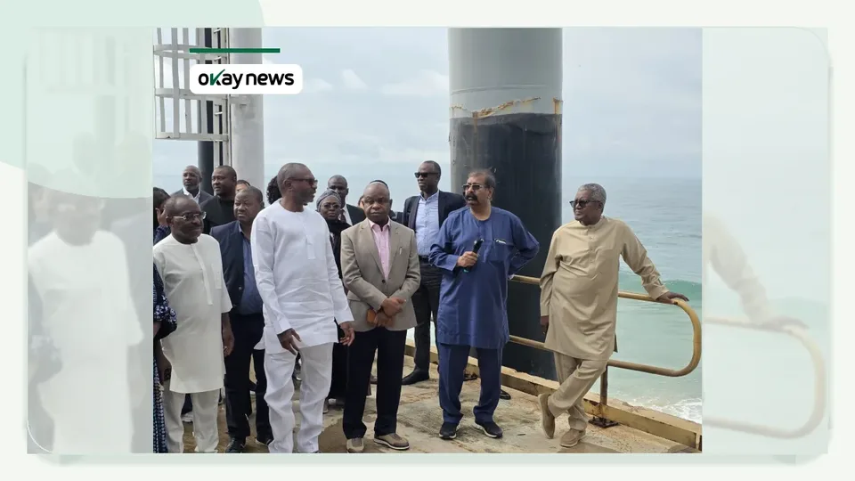 Aliko Dangote Hosts Femi Otedola at Dangote Petroleum Refinery