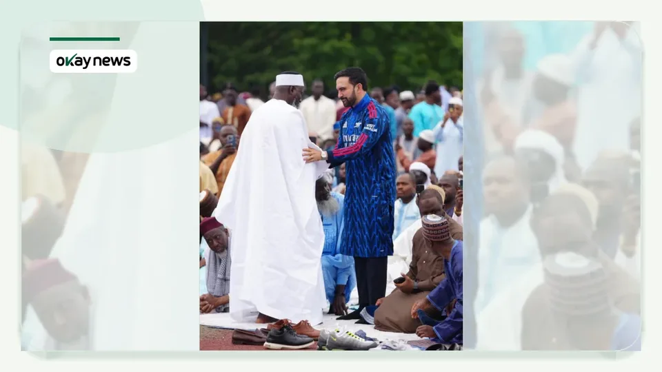 New York Mayor Draws Attention in Arsenal-Themed Outfit at Eid Prayer