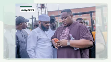 Seyi Tinubu Encourages Cubana Chief Priest After APC Primary Defeat
