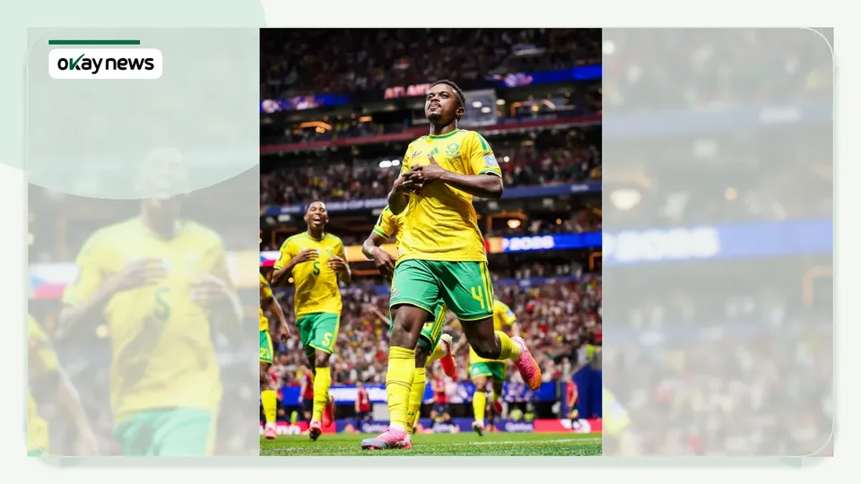 Mokoena Penalty Rescues Draw for South Africa Against Czech Republic