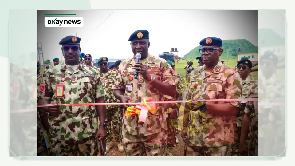 Nigeria’s Army Chief Commissions New Housing Units for Soldiers in Jos